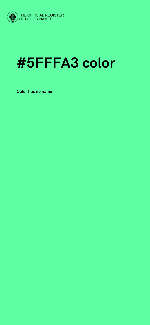 #5FFFA3 color image