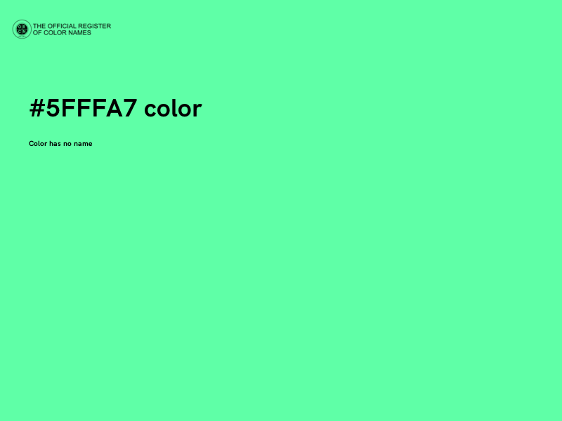 #5FFFA7 color image