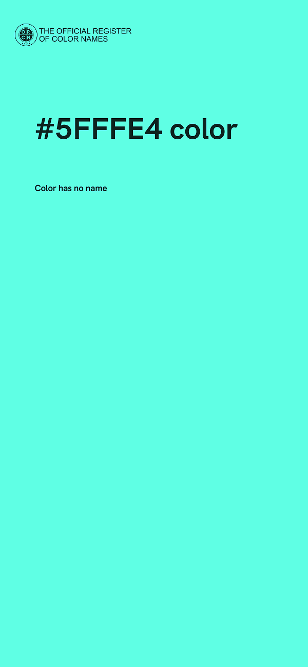 #5FFFE4 color image