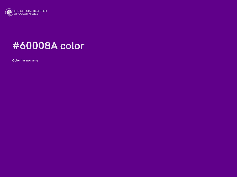 #60008A color image