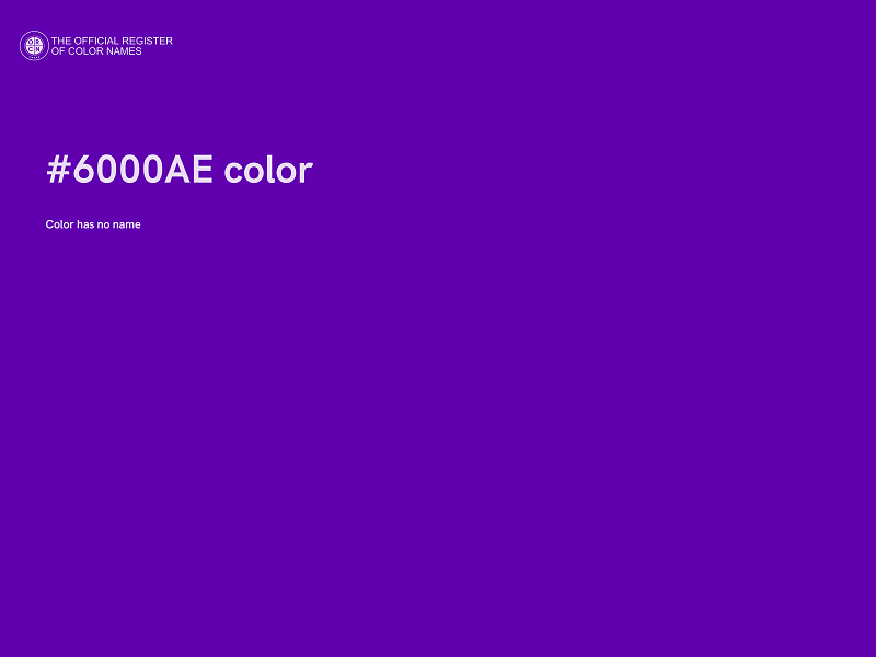 #6000AE color image