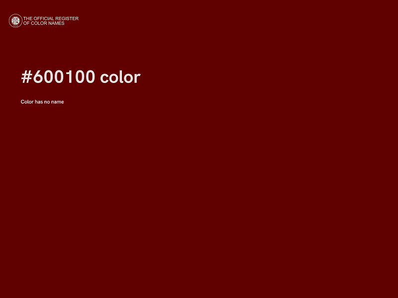 #600100 color image