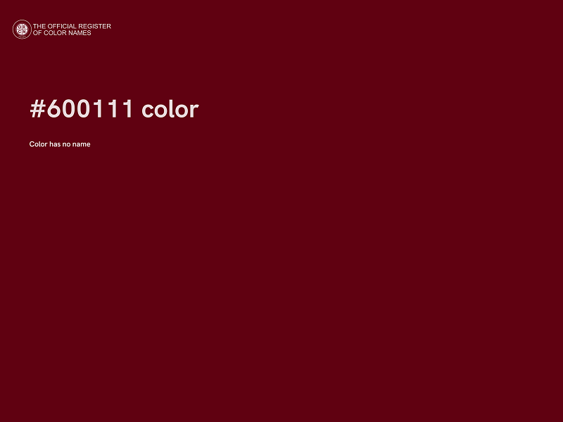 #600111 color image