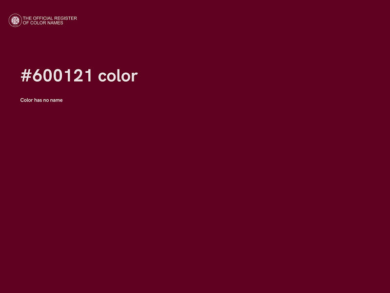 #600121 color image