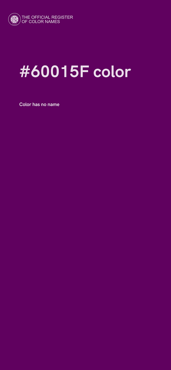 #60015F color image