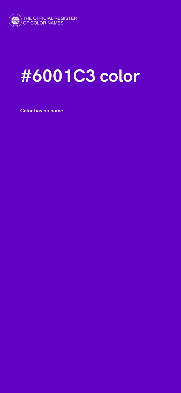 #6001C3 color image