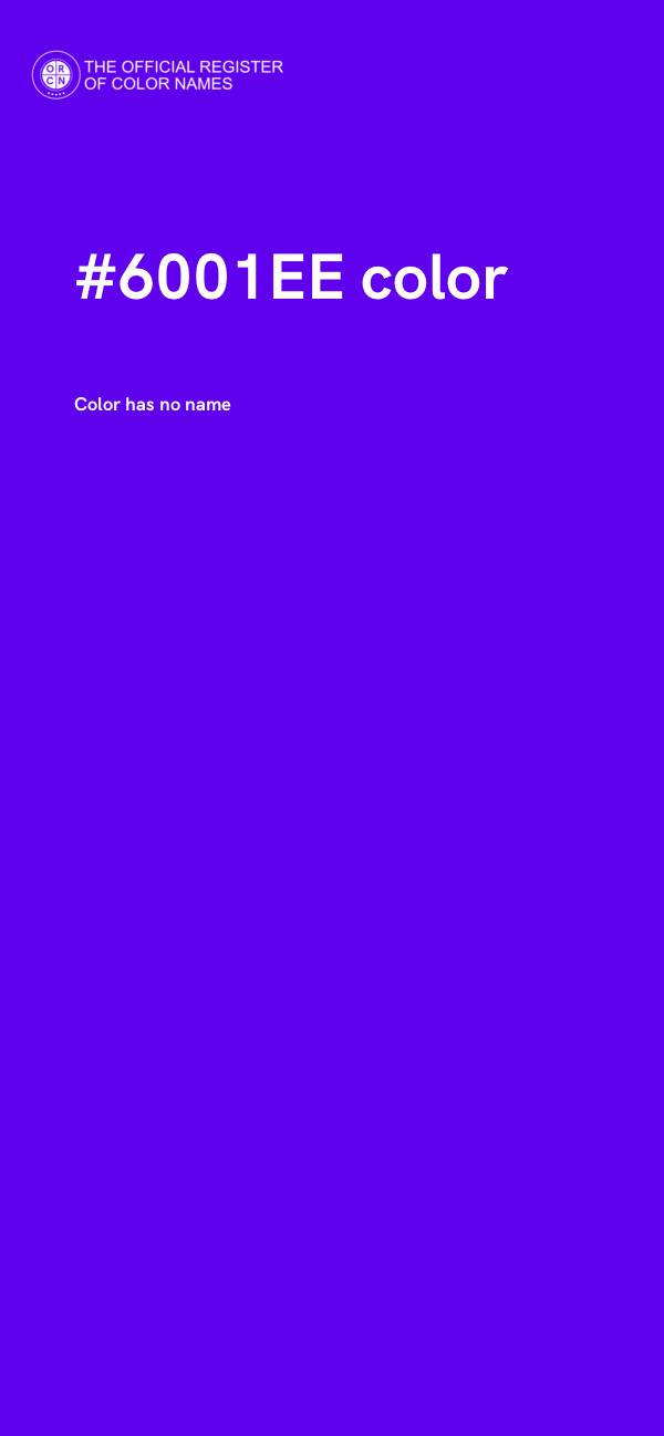 #6001EE color image