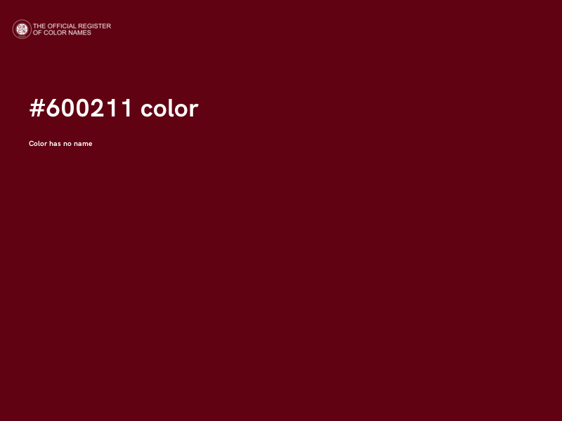 #600211 color image