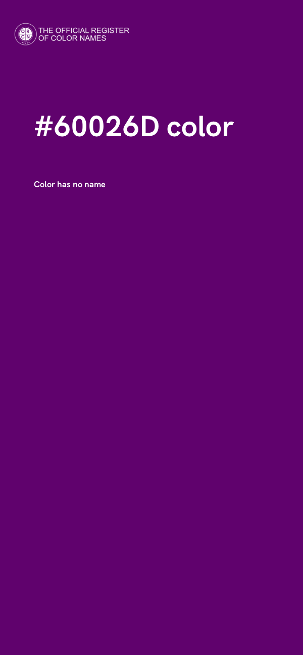 #60026D color image