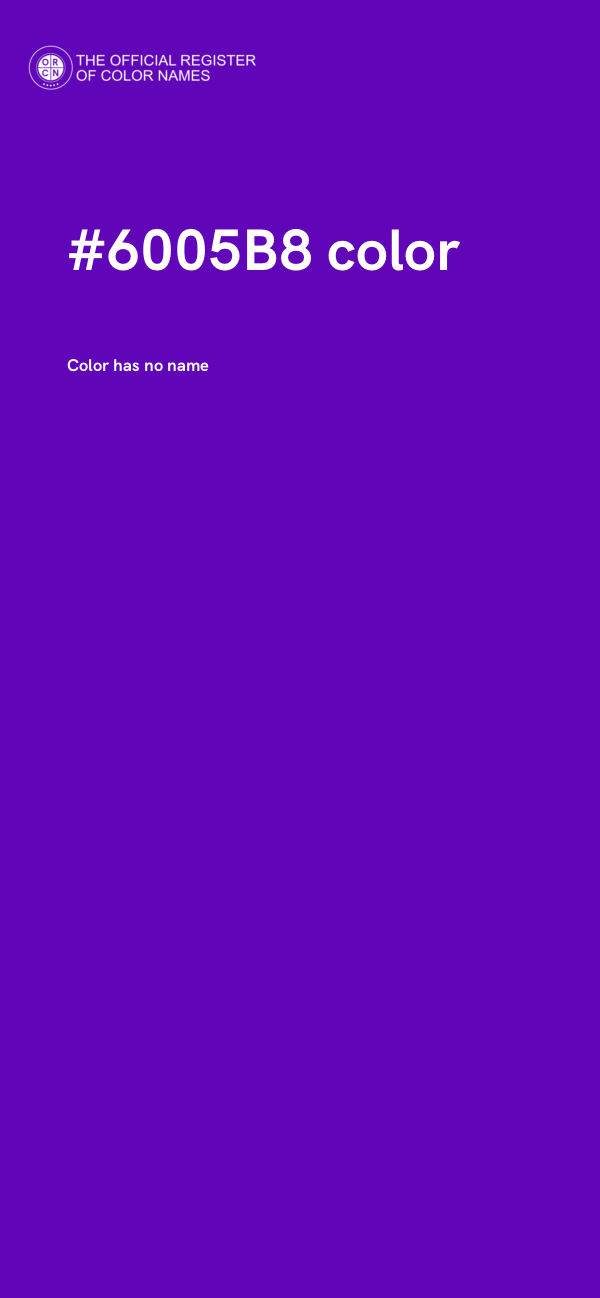 #6005B8 color image