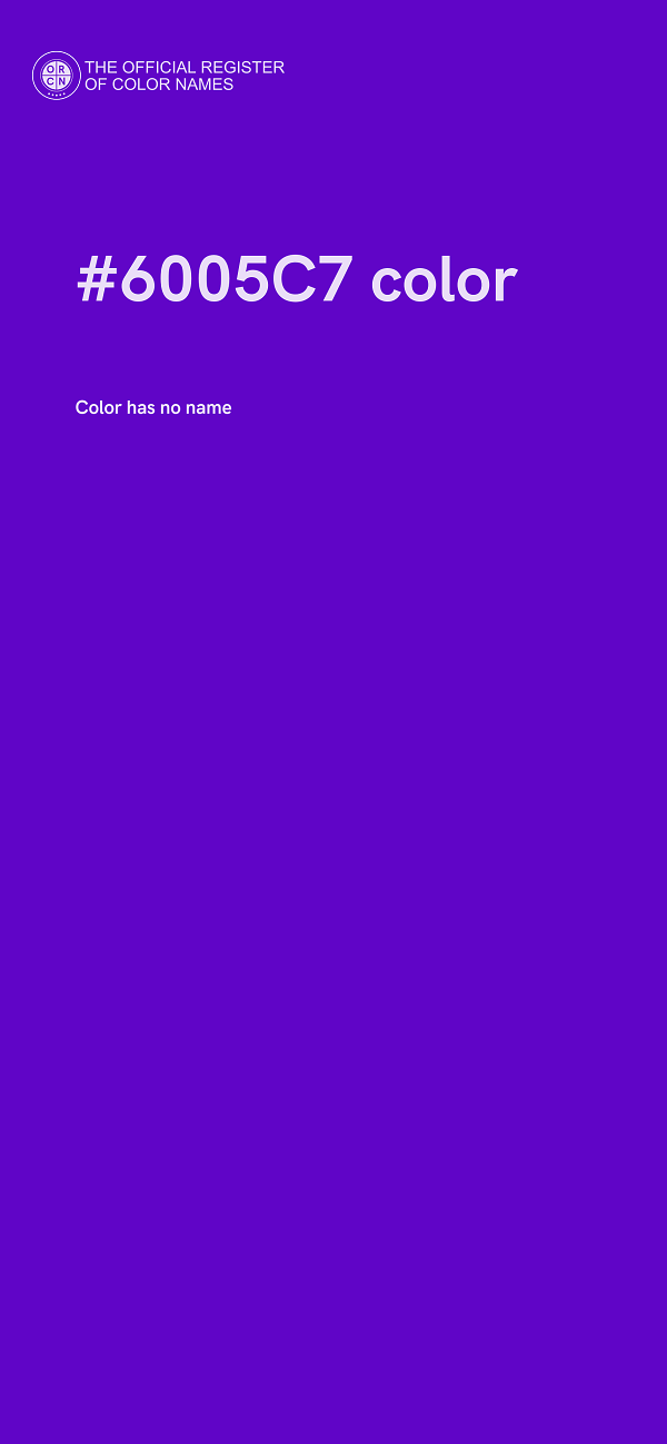 #6005C7 color image