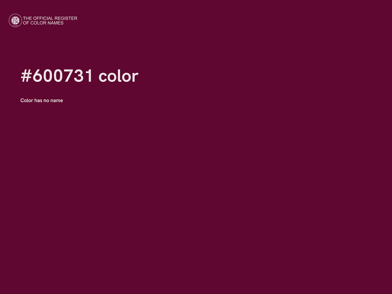 #600731 color image