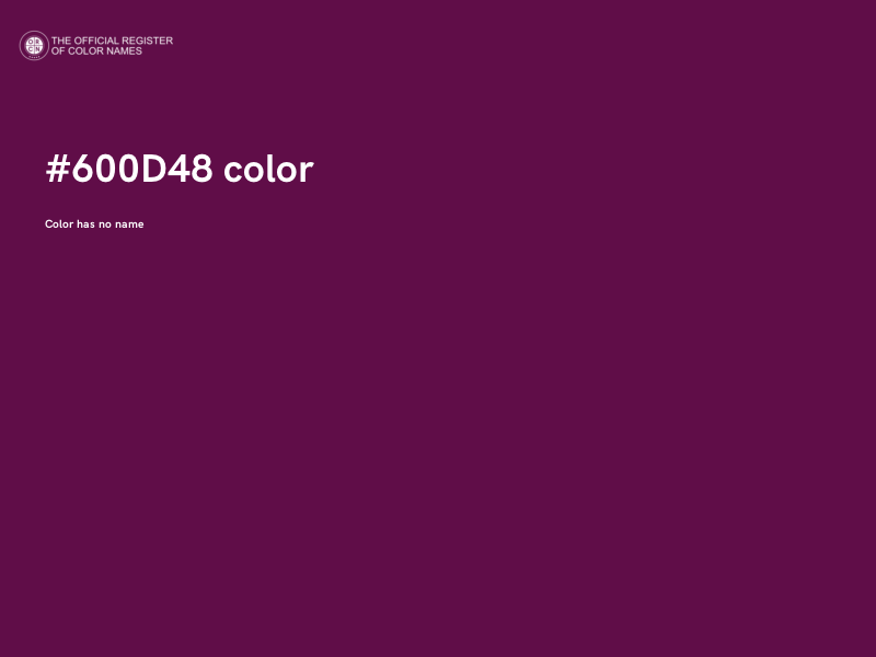 #600D48 color image