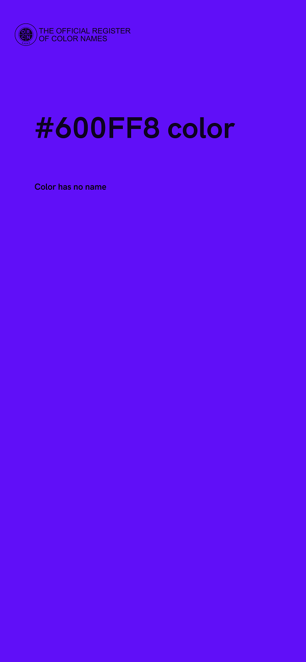 #600FF8 color image