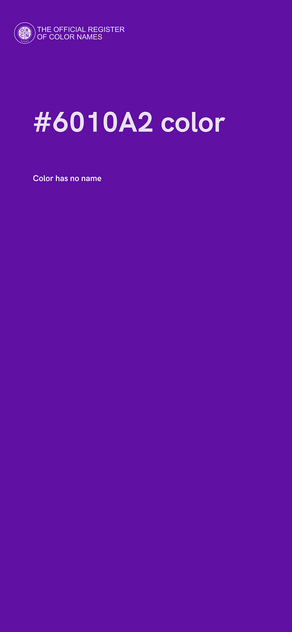 #6010A2 color image