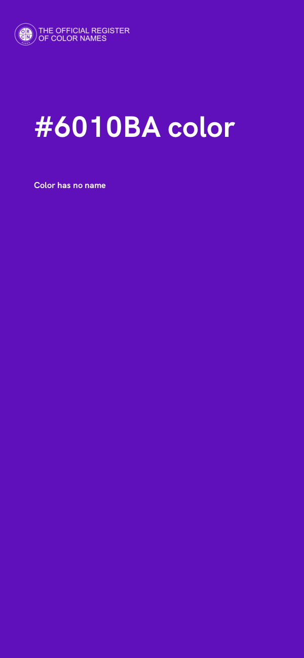 #6010BA color image