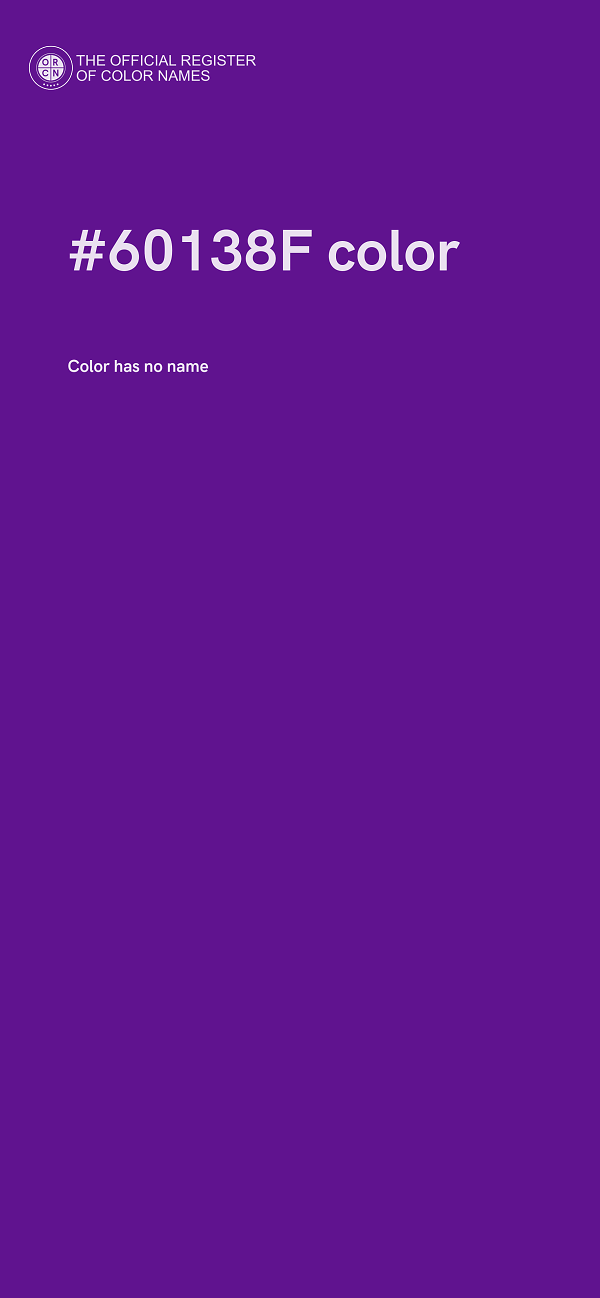 #60138F color image