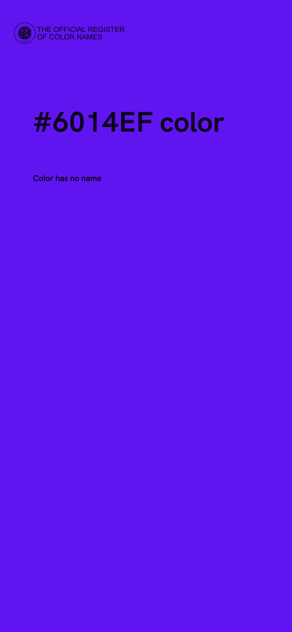 #6014EF color image