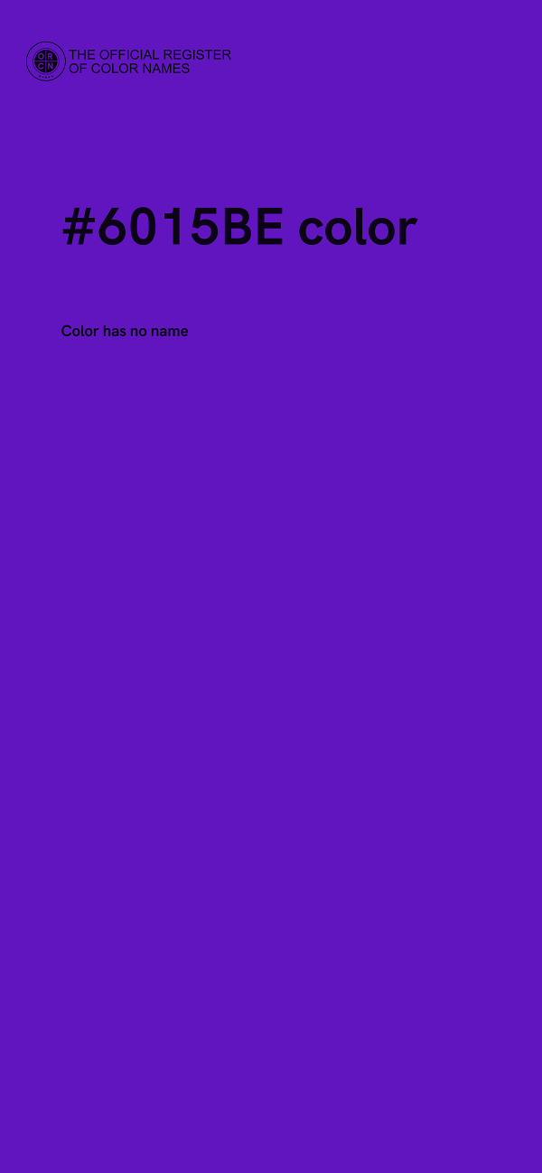 #6015BE color image