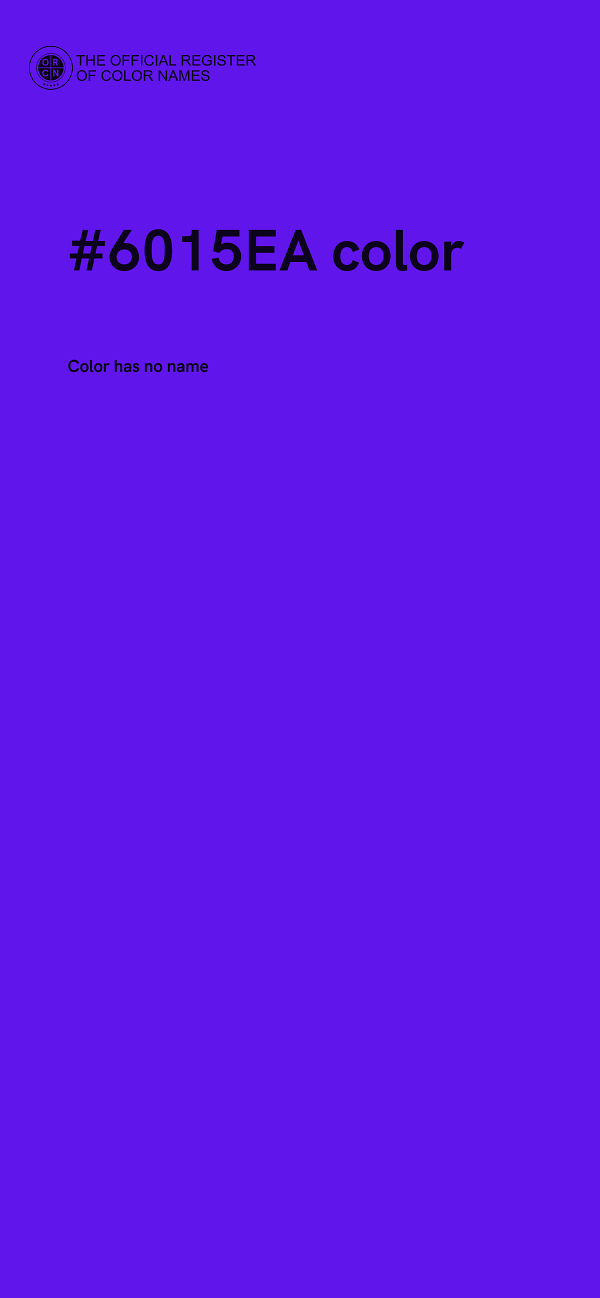 #6015EA color image