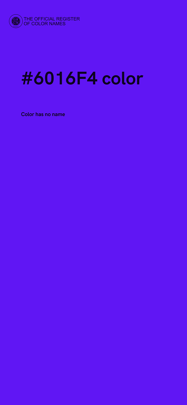 #6016F4 color image