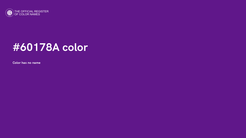 #60178A color image