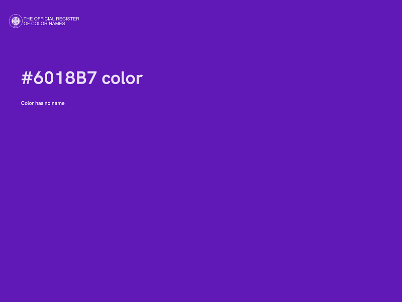 #6018B7 color image