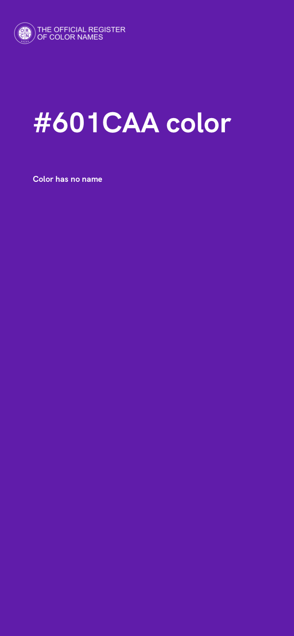#601CAA color image