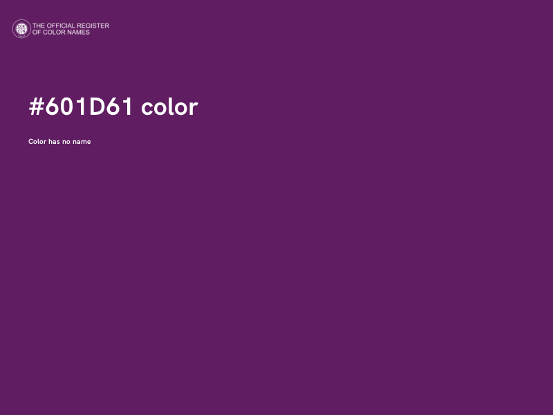 #601D61 color image