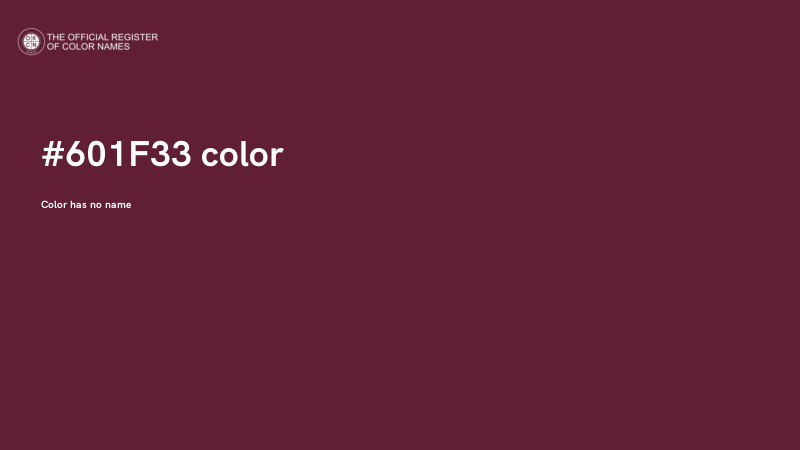 #601F33 color image