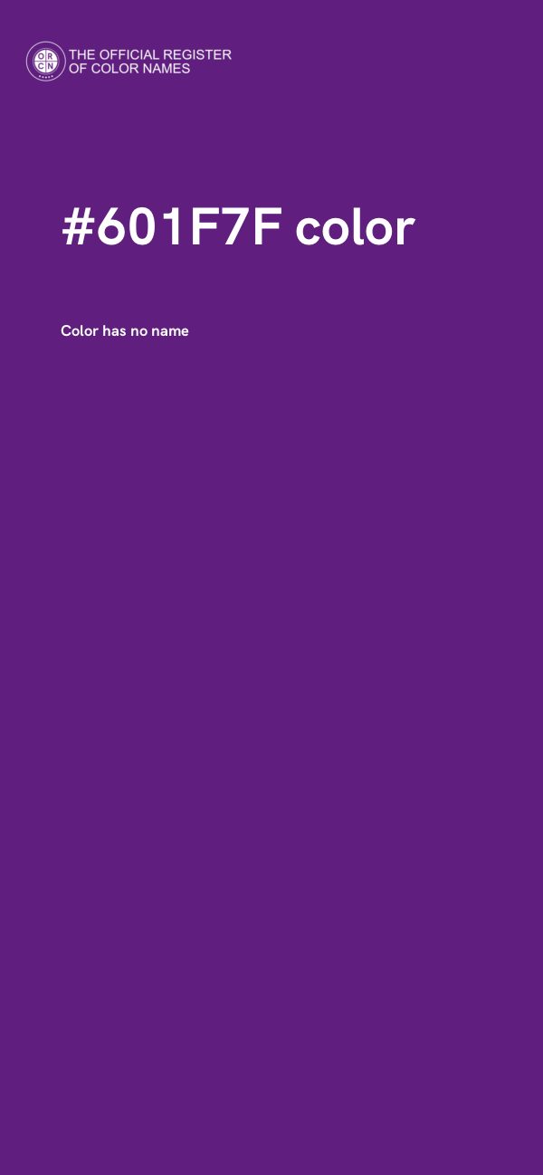 #601F7F color image