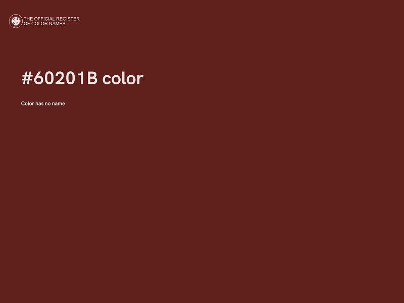 #60201B color image