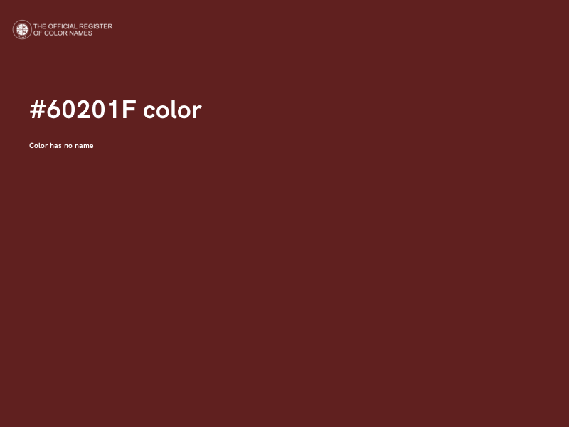 #60201F color image