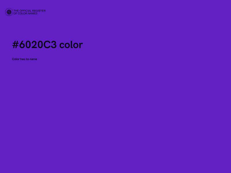 #6020C3 color image