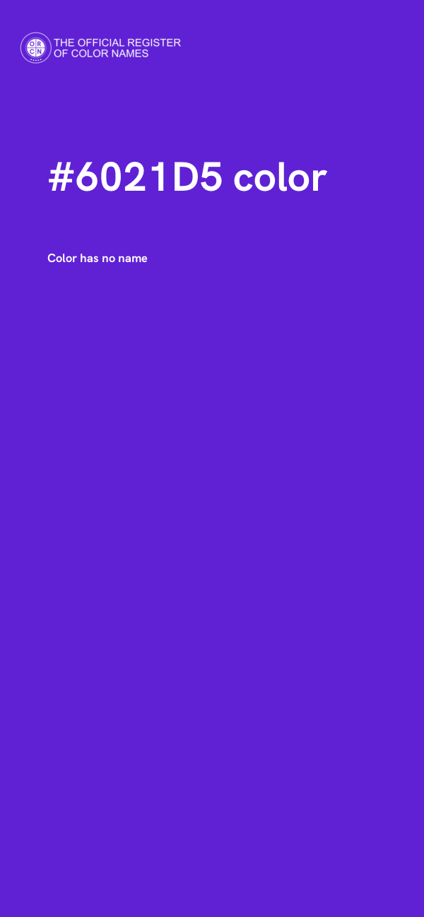 #6021D5 color image