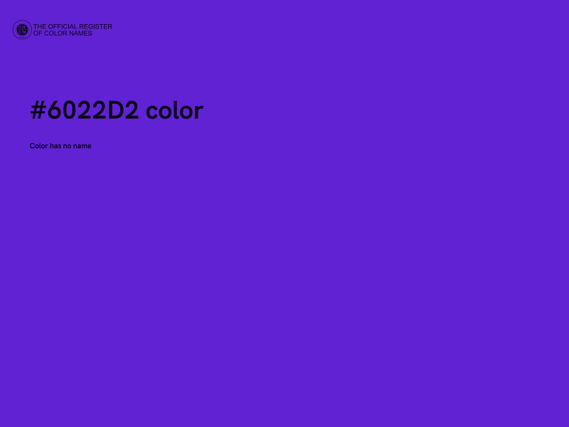 #6022D2 color image