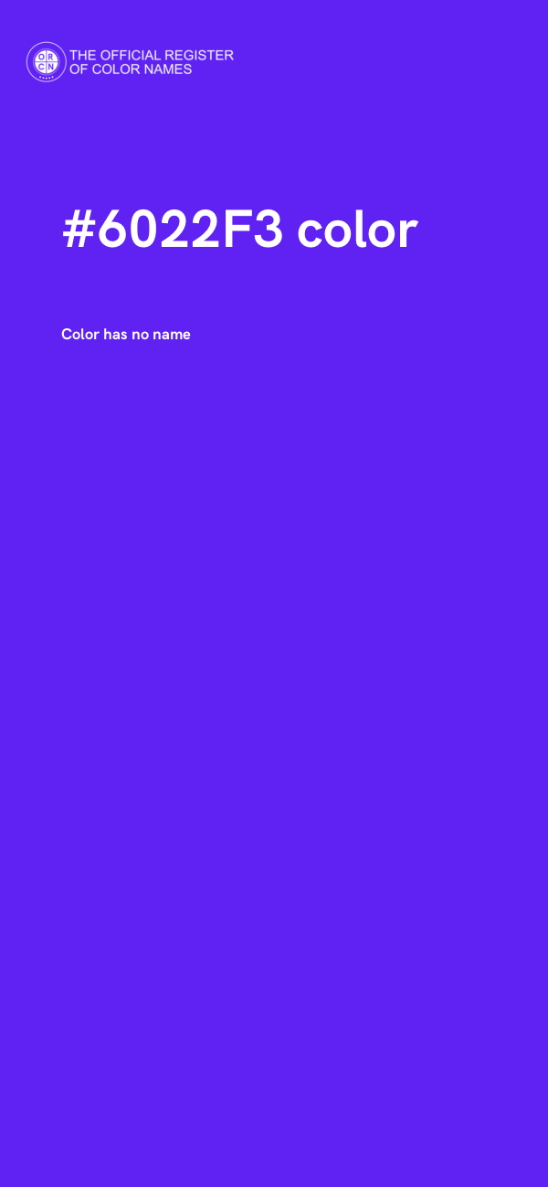 #6022F3 color image