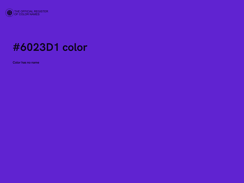 #6023D1 color image