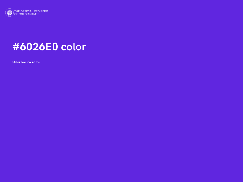 #6026E0 color image