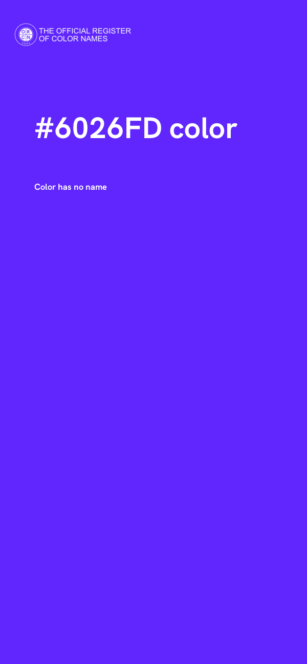 #6026FD color image