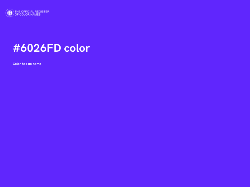 #6026FD color image