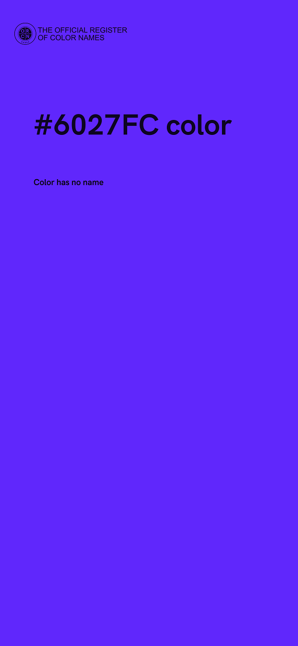 #6027FC color image