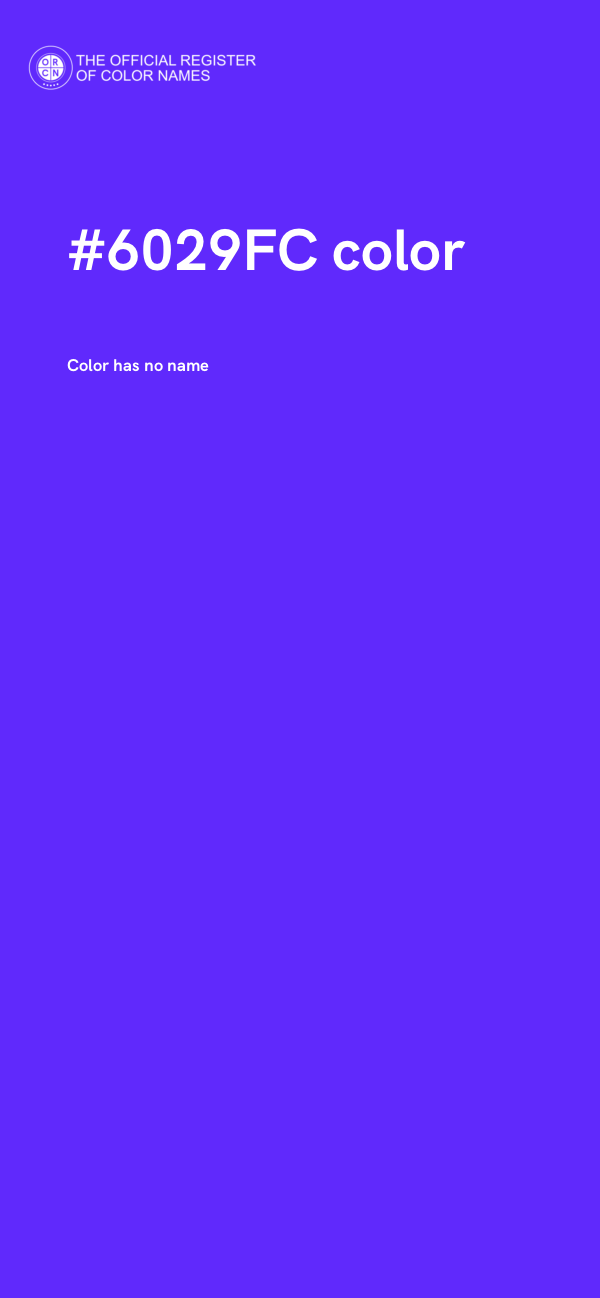#6029FC color image