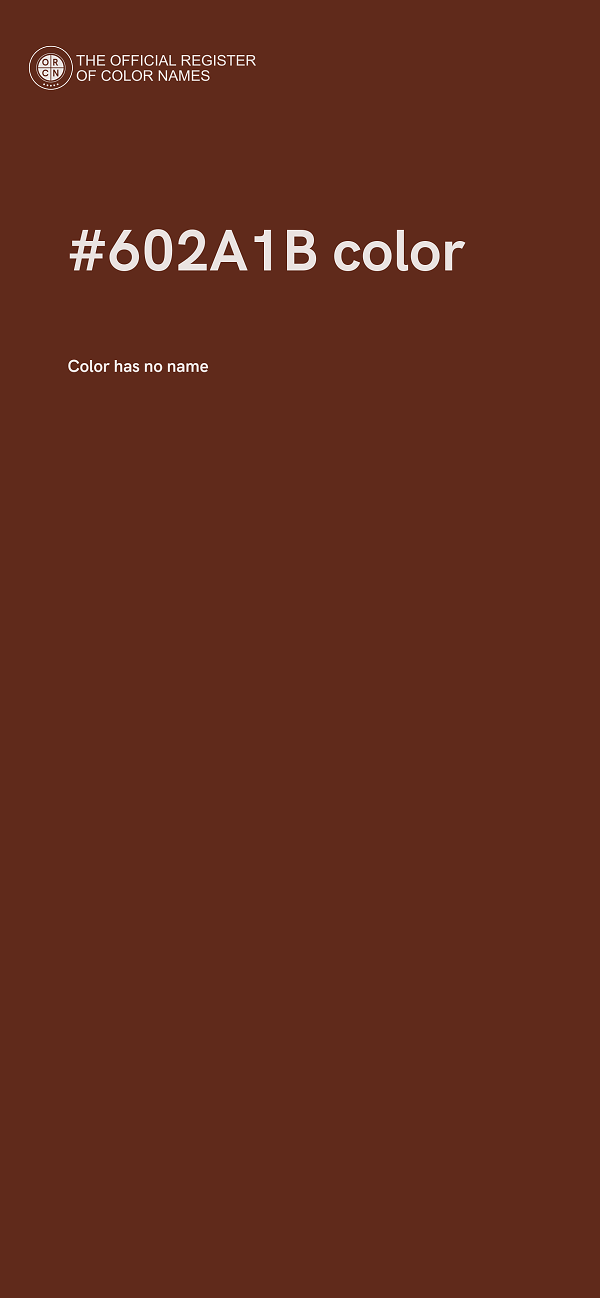 #602A1B color image