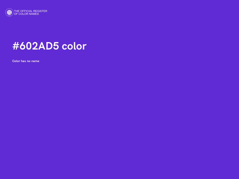 #602AD5 color image