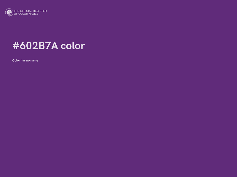 #602B7A color image