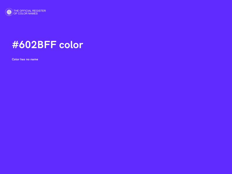 #602BFF color image