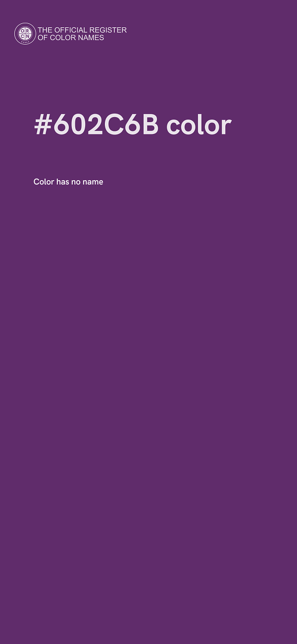 #602C6B color image