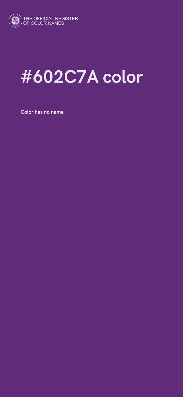 #602C7A color image