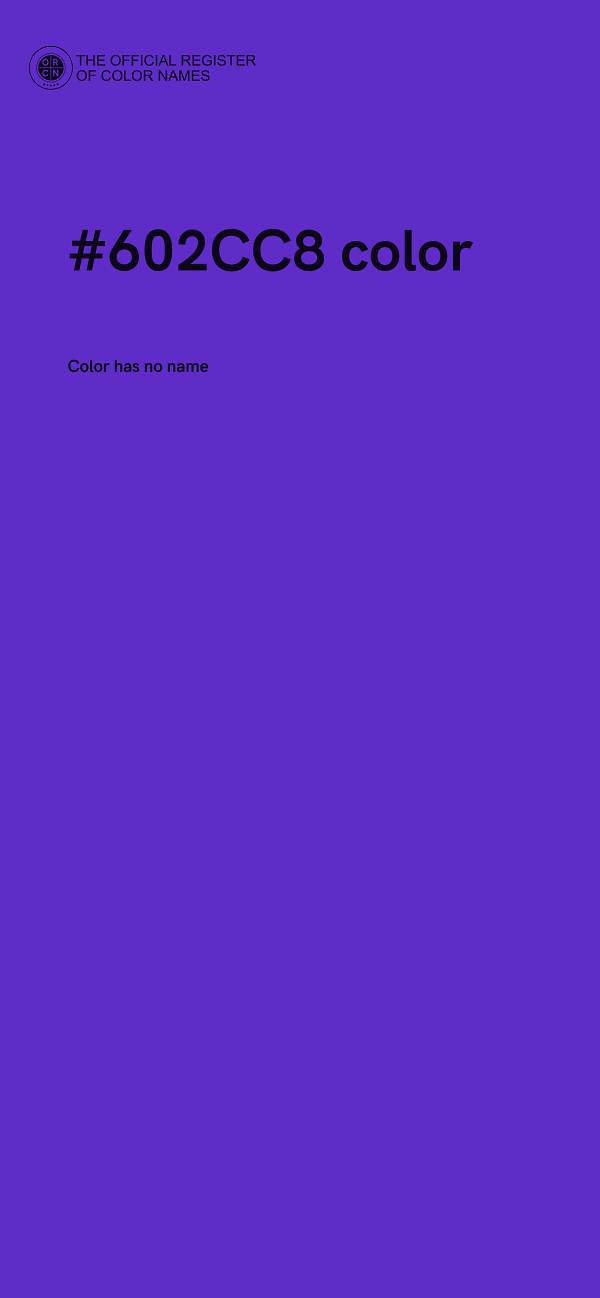 #602CC8 color image